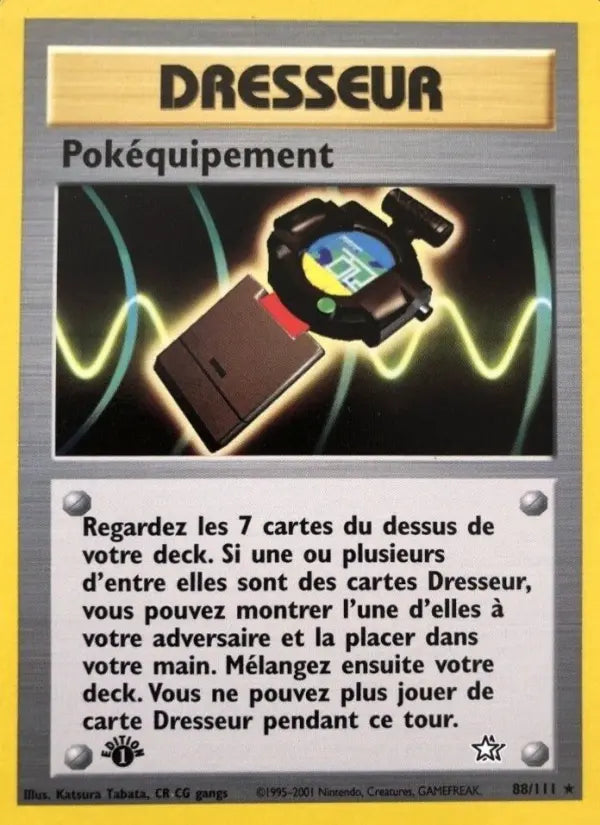 088/111 - Pokéquipement — Carte Pokémon Neo Genesis 88/111