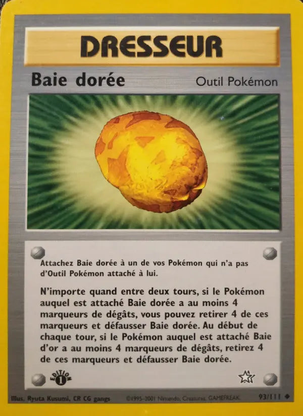 093/111 - Baie dorée — Carte Pokémon Neo Genesis 93/111