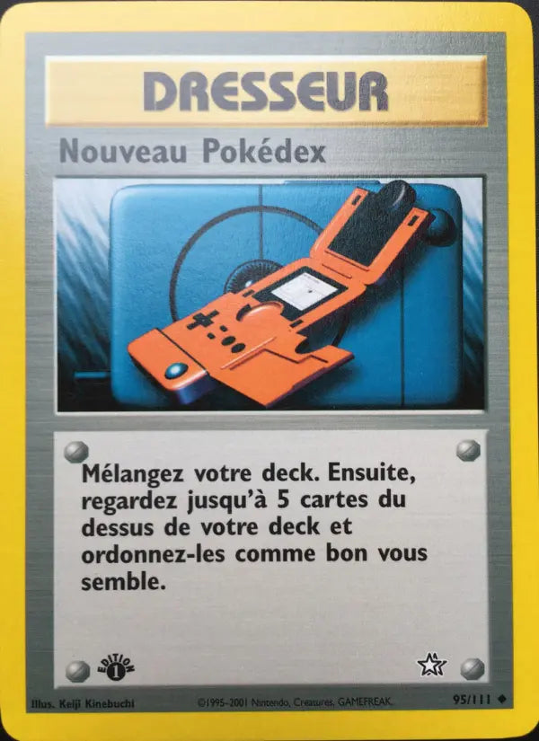 095/111 - Nouveau Pokédex — Carte Pokémon Neo Genesis 95/111