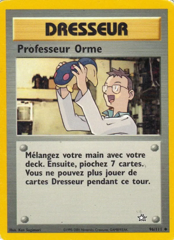 096/111 - Professeur Orme — Carte Pokémon Neo Genesis 96/111