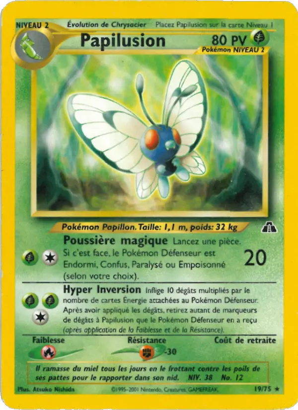 Papilusion — Carte Pokémon 19 Neo Discovery