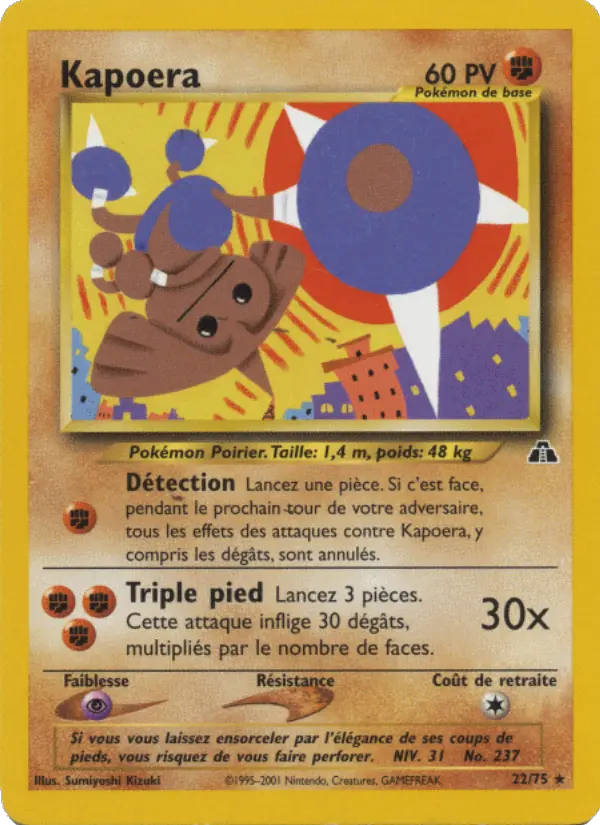 Kapoera — Carte Pokémon 22 Neo Discovery