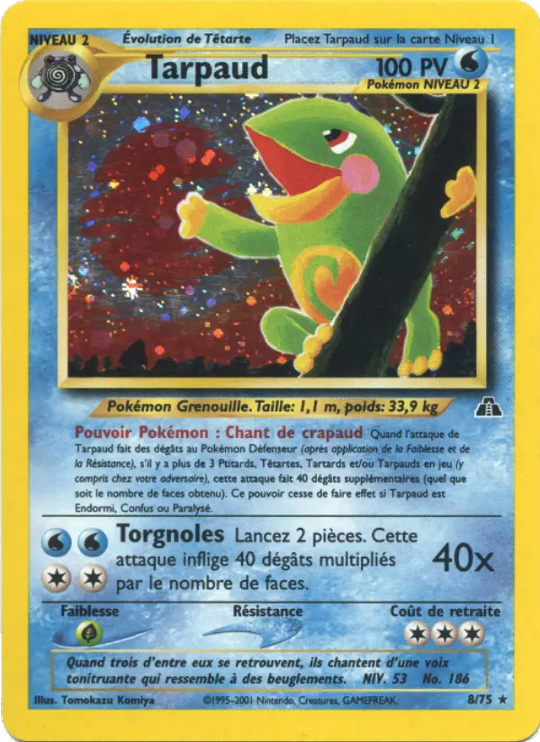 Tarpaud — Carte Pokémon 8 Neo Discovery