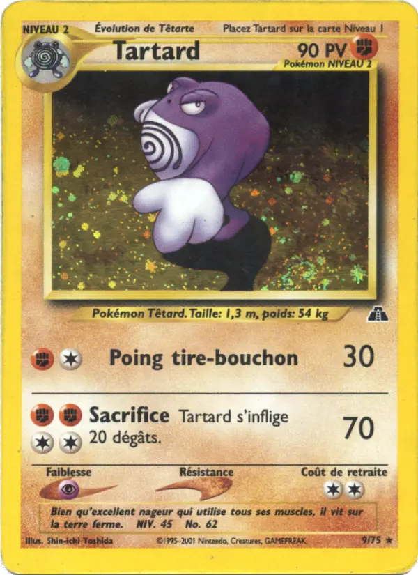 Tartard — Carte Pokémon 9 Neo Discovery