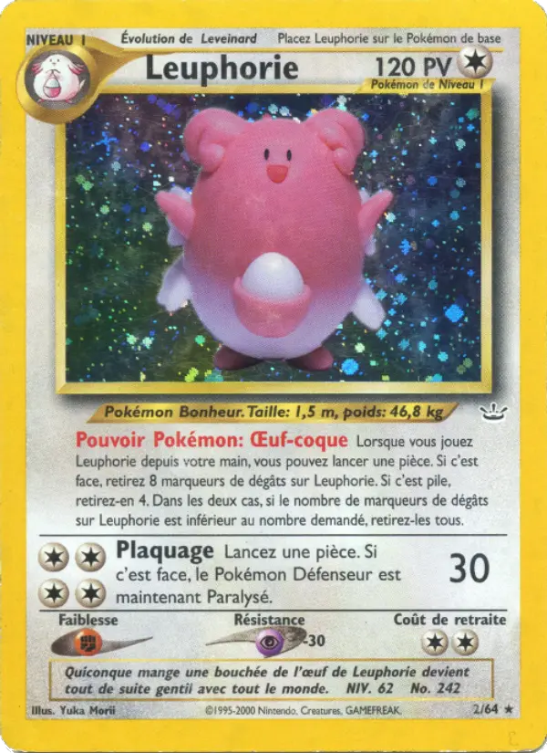 Leuphorie — Carte Pokémon 2 Neo Revelation