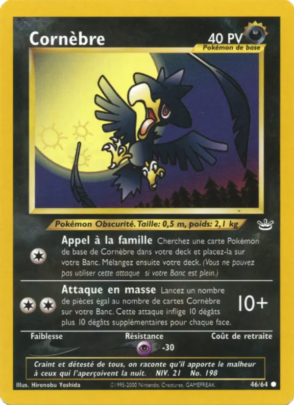 Cornèbre — Carte Pokémon 46 Neo Revelation