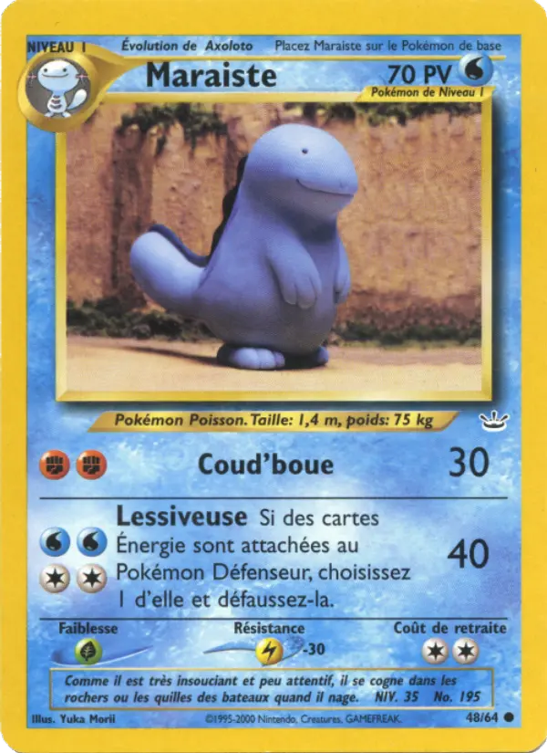 Maraiste — Carte Pokémon 48 Neo Revelation