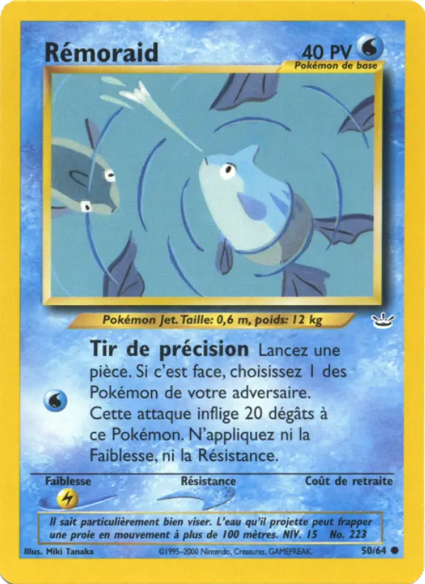 Rémoraid — Carte Pokémon 50 Neo Revelation
