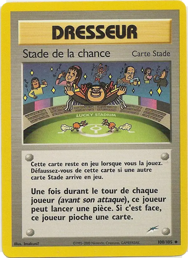 100/105 - Stade de la chance — Carte Pokémon Neo Destiny 100/105