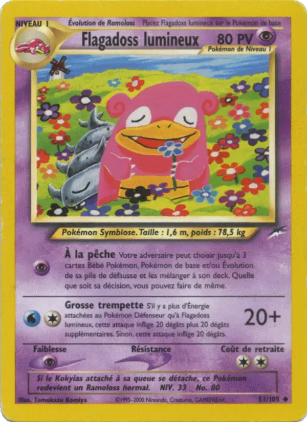 Flagadoss lumineux — Carte Pokémon 51 Neo Destiny