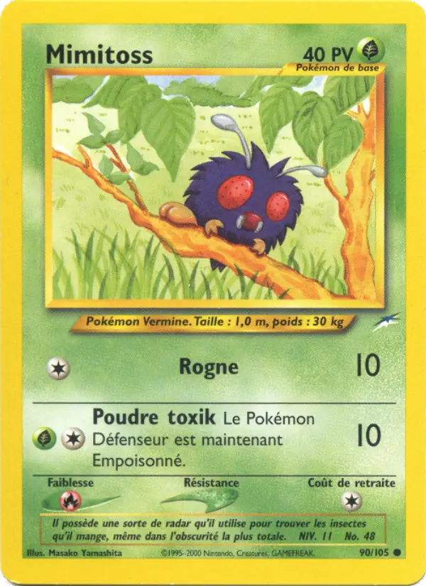 Mimitoss — Carte Pokémon 90 Neo Destiny