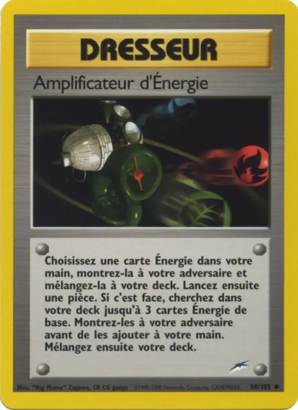 098/105 - Amplificateur d'Énergie — Carte Pokémon Neo Destiny 98/105