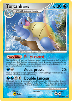 002/127 - Tortank — Carte Pokémon Platine 2/127