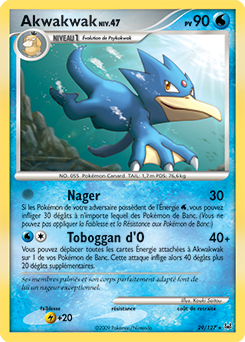 029/127 - Akwakwak — Carte Pokémon Platine 29/127