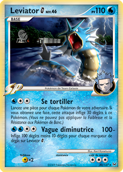 030/127 - Leviator G — Carte Pokémon Platine 30/127