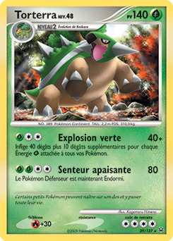039/127 - Torterra — Carte Pokémon Platine 39/127