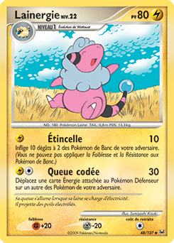 048/127 - Lainergie — Carte Pokémon Platine 48/127