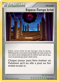 104/127 - Espace-Temps brisé — Carte Pokémon Platine 104/127