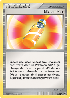 107/127 - Niveau Max — Carte Pokémon Platine 107/127
