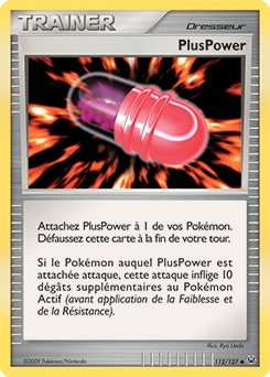 112/127 - PlusPower — Carte Pokémon Platine 112/127