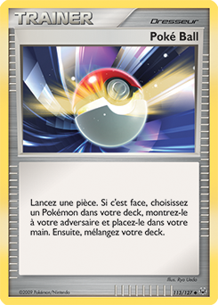 113/127 - Poké Ball — Carte Pokémon Platine 113/127