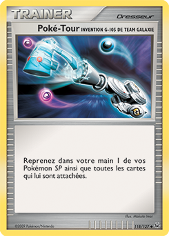 118/127 - Poké-Tour Invention G-105 de Team Galaxie — Carte Pokémon Platine 118/127