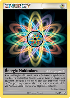 121/127 - Énergie Multicolore — Carte Pokémon Platine 121/127