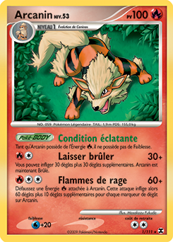 001/111 - Arcanin — Carte Pokémon Rivaux Émergeants 1/111
