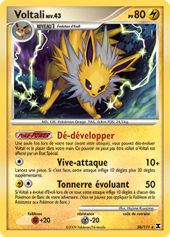 026/111 - Voltali — Carte Pokémon Rivaux Émergeants 26/111