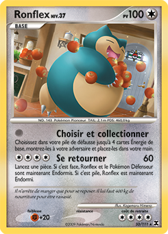 033/111 - Ronflex — Carte Pokémon Rivaux Émergeants 33/111