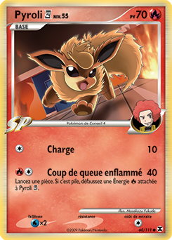 060/111 - Pyroli 4 — Carte Pokémon Rivaux Émergeants 60/111