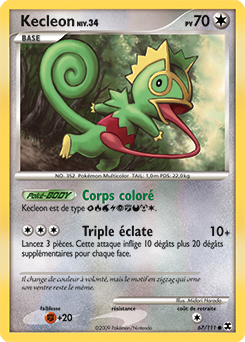 Kecleon Niv. 34 pl2 Tempête