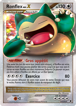 111/111 - Ronflex Niv.X — Carte Pokémon Rivaux Émergeants 111/111