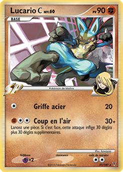 031/147 - Lucario C — Carte Pokémon Vainqueurs Suprêmes 31/147