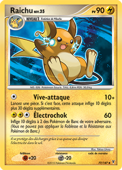 077/147 - Raichu — Carte Pokémon Vainqueurs Suprêmes 77/147