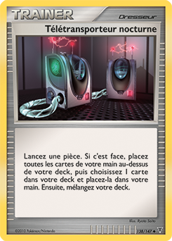 138/147 - Télétransporteur nocturne — Carte Pokémon Vainqueurs Suprêmes 138/147
