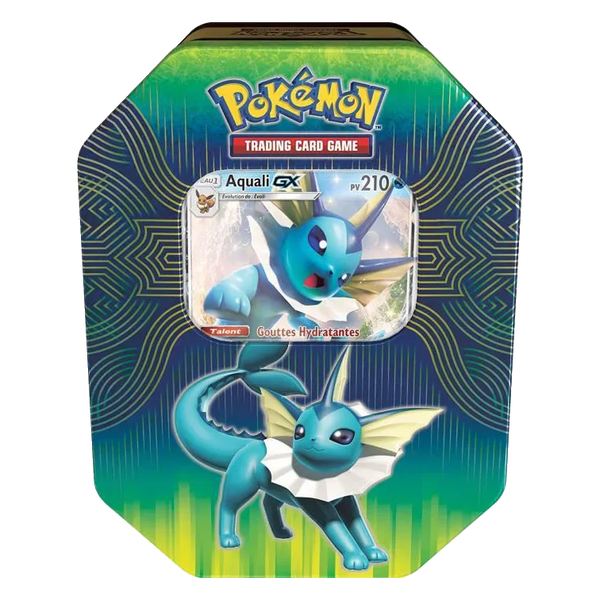 Pokébox - Pouvoir des Éléments / Aquali-GX, boîte en métal, édition française