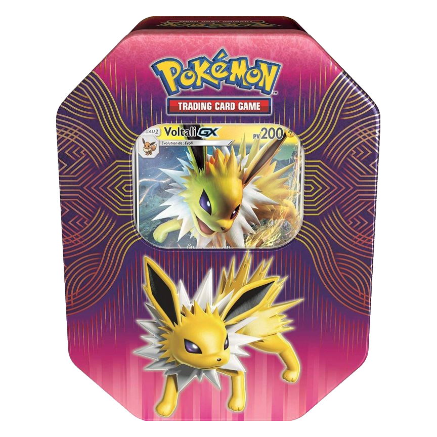 Pokébox - Pouvoir des Éléments / Voltali-GX, boîte en métal, édition française