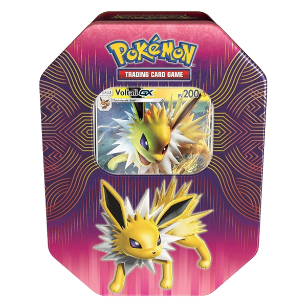 Pokébox - Pouvoir des Éléments / Voltali-GX, boîte en métal, édition française