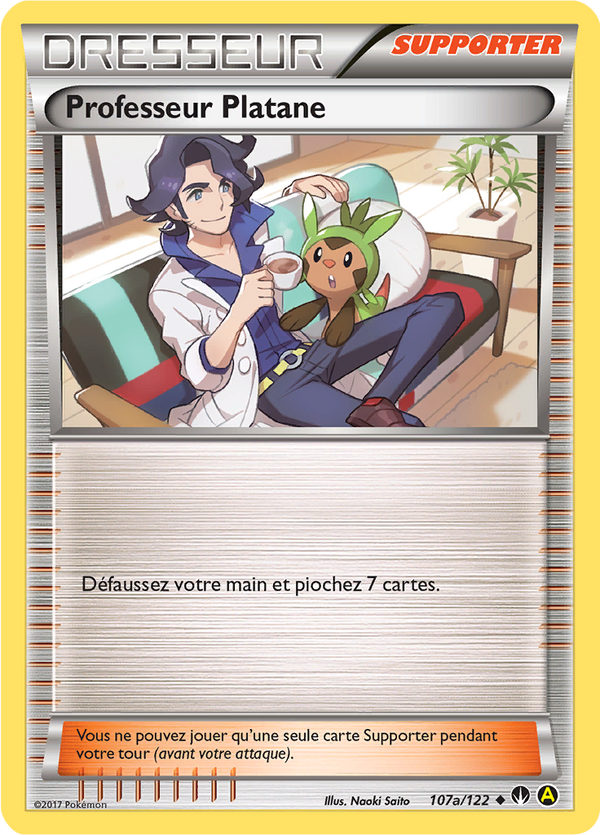 107a/122 - Professeur Platane — Carte Pokémon Promos Alternative 011/