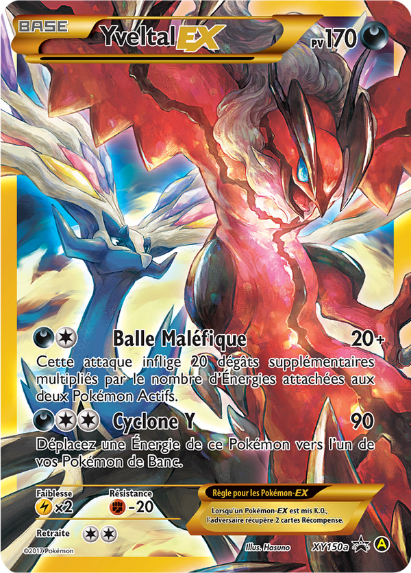 XY150a - Yveltal — Carte Pokémon Promos Alternative 019/