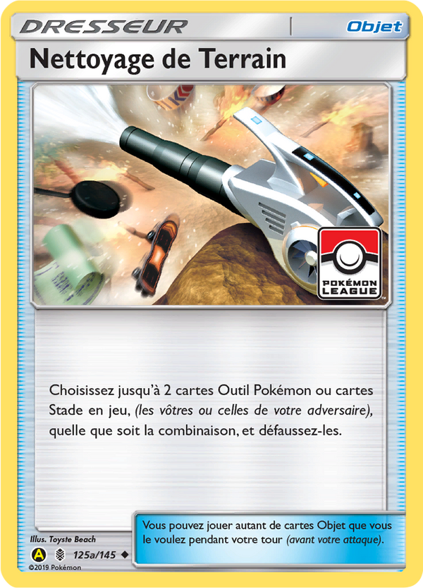 125a/145 - Nettoyage de Terrain — Carte Pokémon Promos Alternative 031/