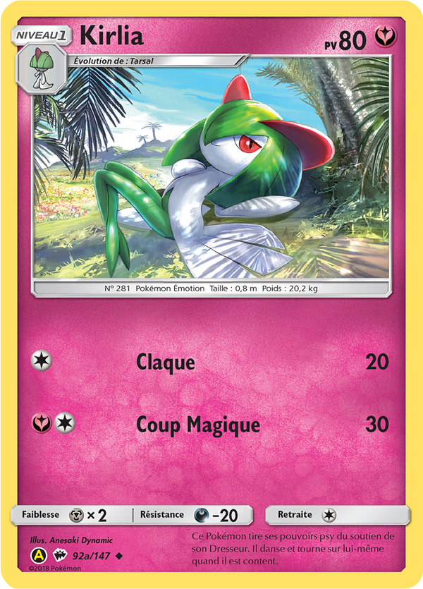 92a/147 - Kirlia — Carte Pokémon Promos Alternative 038/