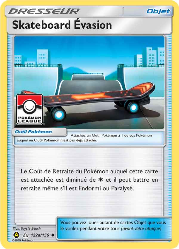 122a/156 - Skateboard Évasion — Carte Pokémon Promos Alternative 049/