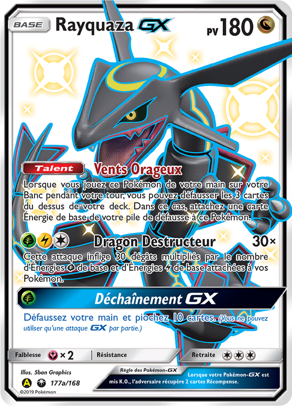 177a/168 - Rayquaza — Carte Pokémon Promos Alternative 060/