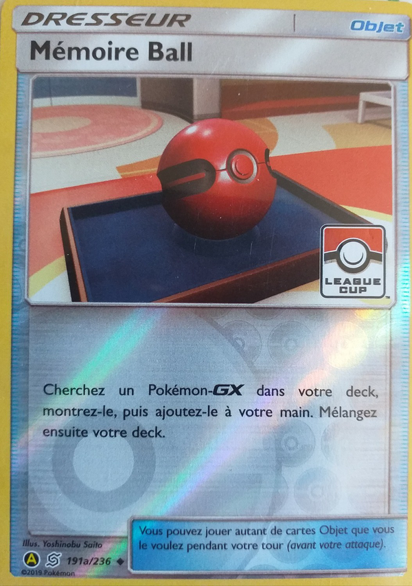 191a/236 - Mémoire Ball — Carte Pokémon Promos Alternative 074/
