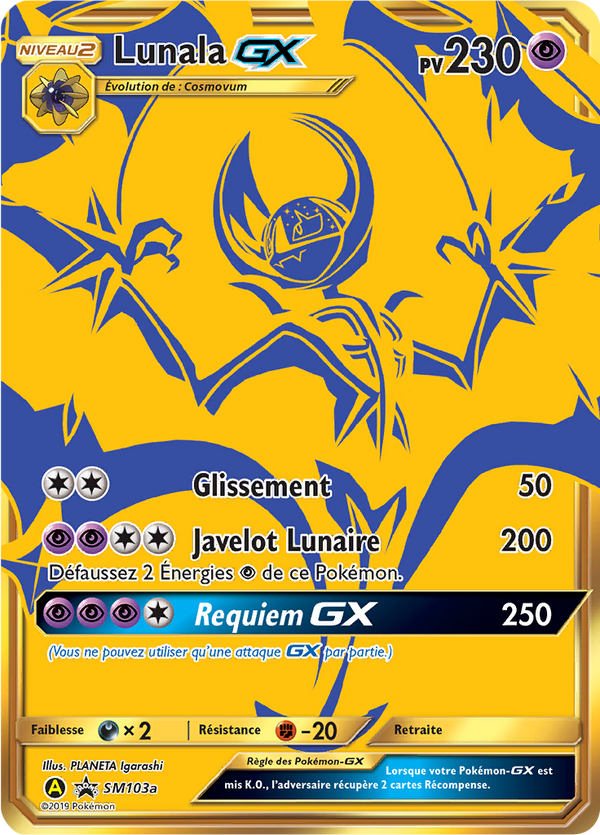 SM103a - Lunala — Carte Pokémon Promos Alternative 078/