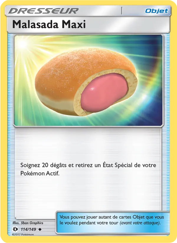 114/149 - Malasada Maxi — Carte Pokémon Soleil et Lune 114/149
