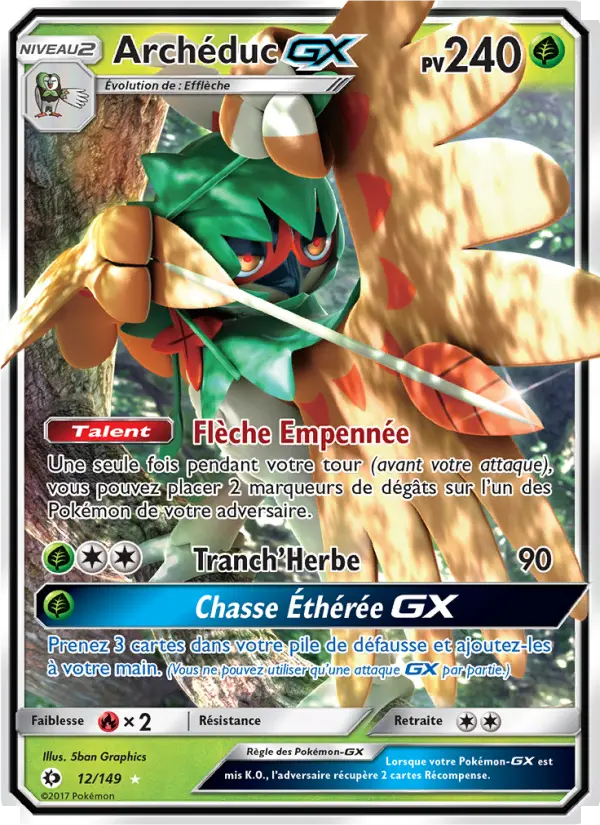 Archéduc GX — Carte Pokémon 12 Soleil et Lune