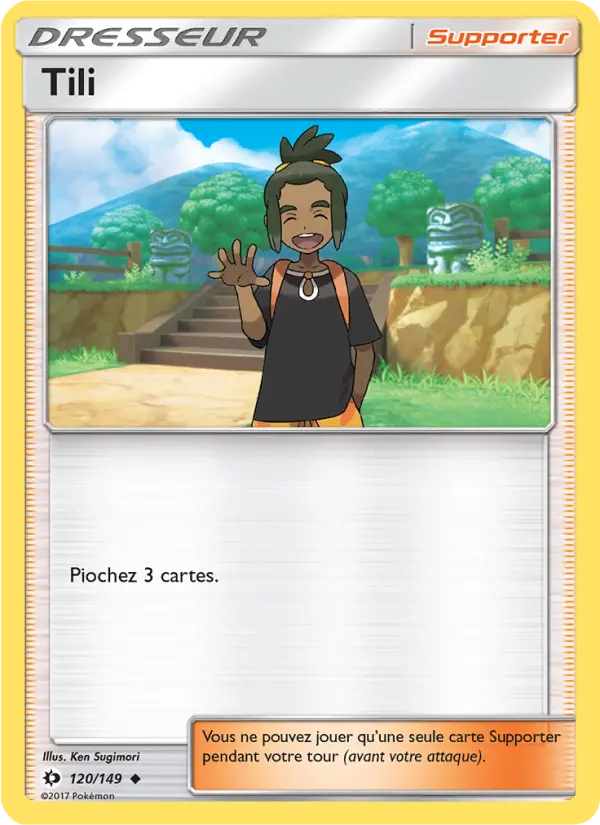 120/149 - Tili — Carte Pokémon Soleil et Lune 120/149